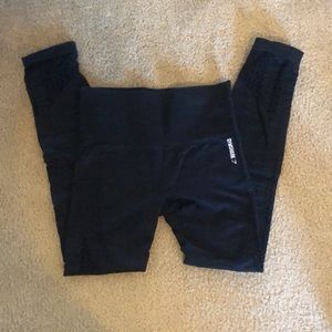 Gymshark size small leggings with mesh detail